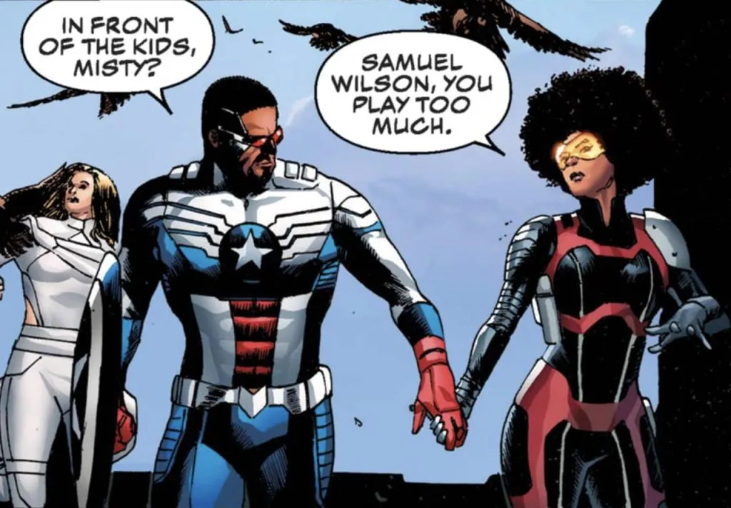 Blerd Love No 2: Sam Wilson & Misty Knight - A Real Down-to-Earth Relationship 17 Sam Wilson Misty Knight 3