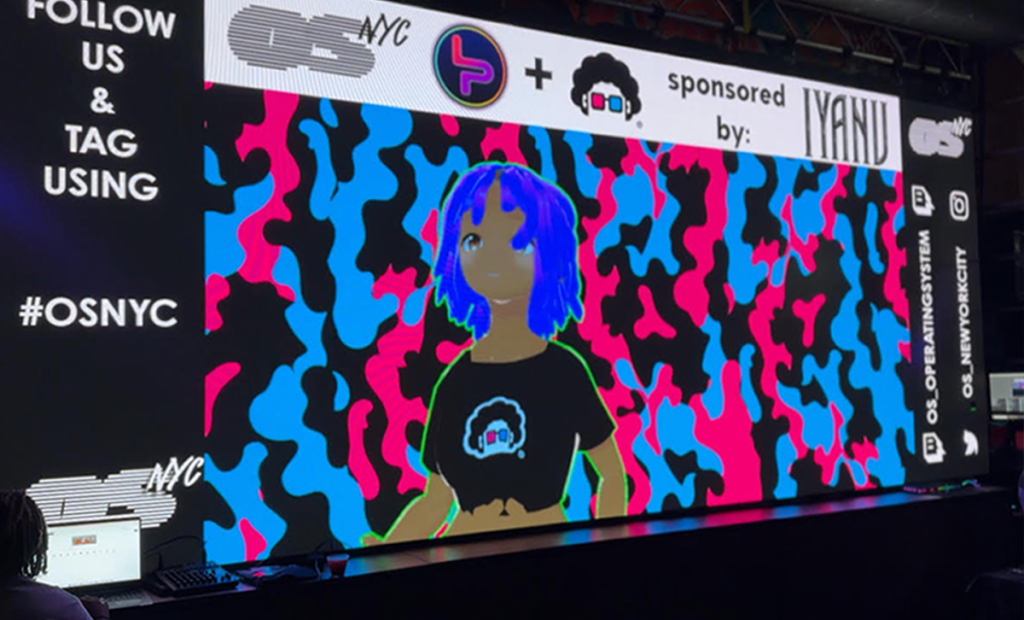 Cultural Innovation in Marketing: AI, UGC, and Experiential Events 7 Blerd AI dancing and interacting with an audience in real time at a sponsored experiential event