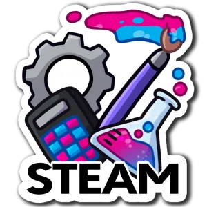 Image highlighting the intersection of STEAM education and the Blerd movement, celebrating diversity, innovation, and creativity in science, technology, engineering, arts, and mathematics.
