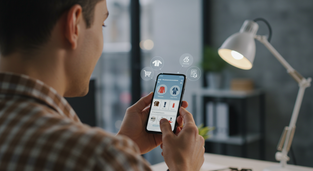 AI-driven personalization delivering custom product recommendations for enhanced customer experience.