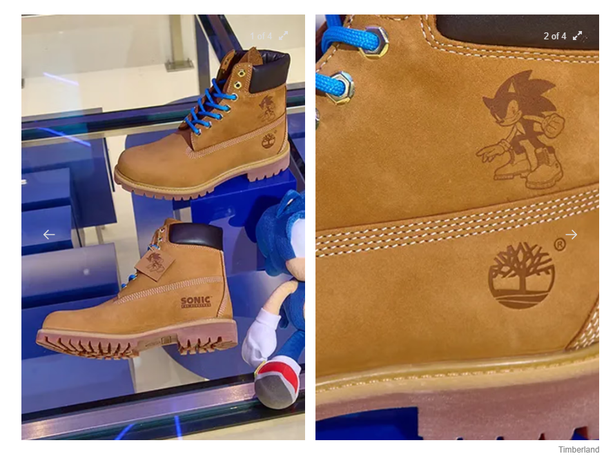 Timberland x Sonic Close Up