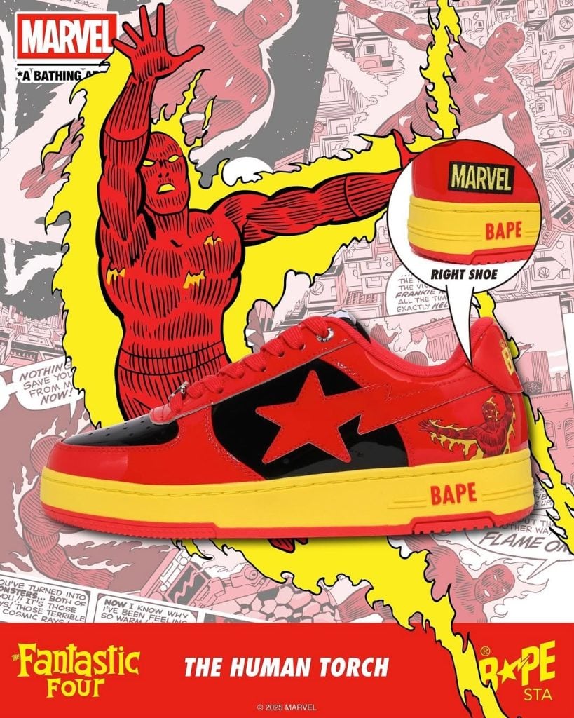 BAPE x Marvel Fantastic Four Release: 5 Must-Have Picks for Sneakerheads 3 551926544 18534069889042168 4728410124724401363 N